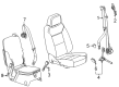 Cadillac Seat Belt Diagram - 85169836