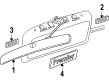 2001 Oldsmobile Silhouette Emblem Diagram - 10342808
