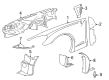 Chevy Corvette Fender Splash Shield Diagram - 15834373