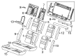Chevy Monte Carlo Seat Cushion Pad Diagram - 19122656