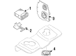 Buick LeSabre Car Speakers Diagram - 9367459