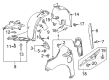 2012 Chevy Volt Fender Splash Shield Diagram - 23194410