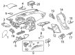 Buick Steering Column Cover Diagram - 22910324