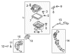 GMC Air Intake Coupling Diagram - 23499764