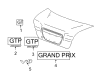 Pontiac Grand Prix Emblem Diagram - 10378111