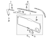 Saturn LW1 Door Handle Diagram - 90440506