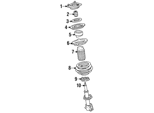 GM 14041886 Upper Mount Washer 14041886 GM Upper Mount Washer