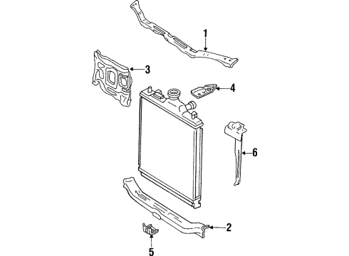 GM 30013377 Center Support, Front 30013377 GM Center Support, Front