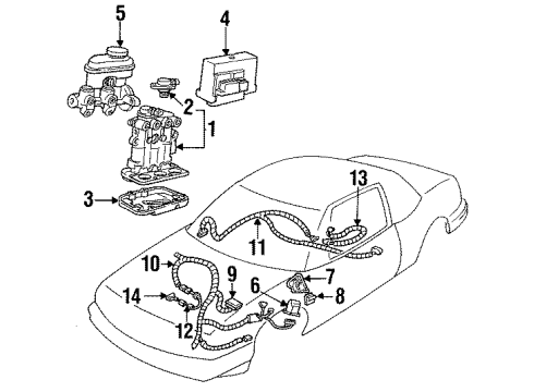 GM 18021217 Master Cylinder 18021217 GM Master Cylinder