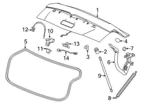 23199275 GM Lift Cylinder, Rear