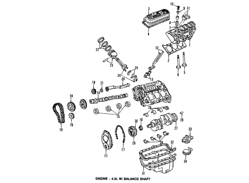 12532550 GM Engine
