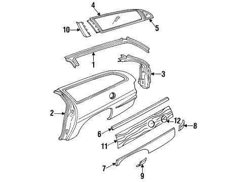 GM 12506801 Hinge Pin 12506801 GM Hinge Pin