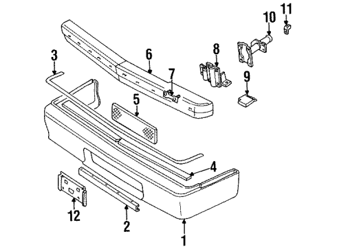 GM 14093714 Face Bar 14093714 GM Face Bar