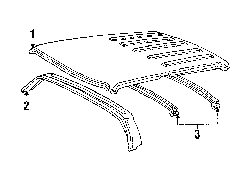 GM 14041354 Roof Bow 14041354 GM Roof Bow
