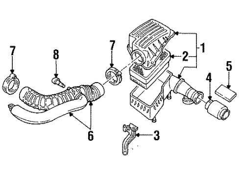 GM 10214228 Air Outlet Duct 10214228 GM Air Outlet Duct