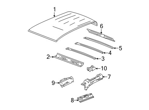 GM 15112037 Side Panel Reinforcement 15112037 GM Side Panel Reinforcement