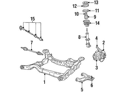 10039816 GM Lower Control Arm, Rear Passenger Side