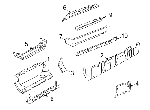 15964123 GM Step Panel Mat