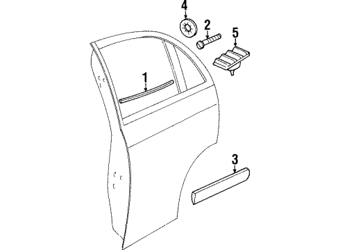 9119194 GM Body Side Molding