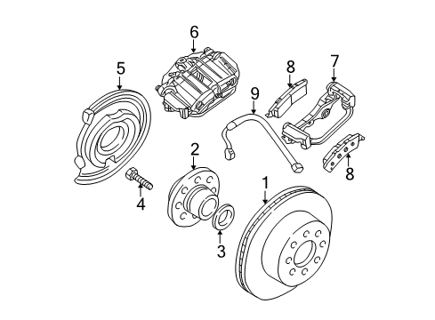 GM 18048081 Overhaul Kit, Rear 18048081 GM Overhaul Kit, Rear