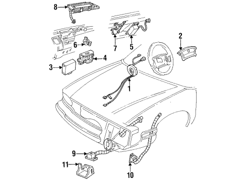 16823081 GM Driver Air Bag