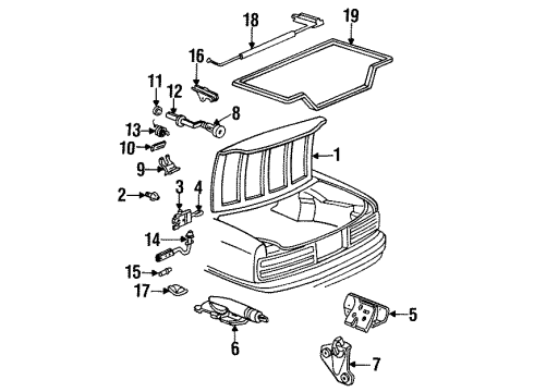 14107937 GM Arm Mount Bracket, Driver Side