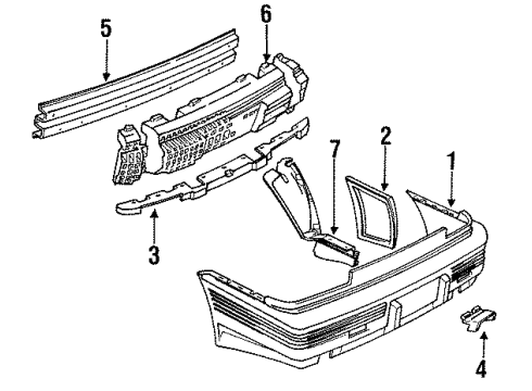 16520956 GM Energy Absorber, Rear