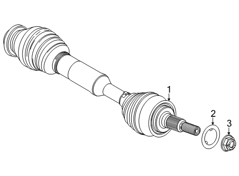 24048470 GM Output Shaft