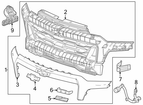 GM 85566398 Camera, Rear 85566398 GM Camera, Rear