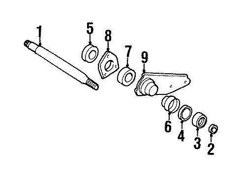 22535352 GM Bearing Retainer, Front