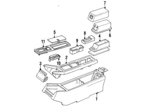 1648174 GM Lock, Front and Rear