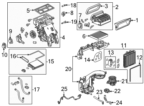 GM 13344310 Housing, Air Distributor 13344310 GM Housing, Air Distributor