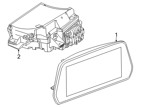 GM 85073051 Cluster, Instrument Panel Gage 85073051 GM Cluster, Instrument Panel Gage