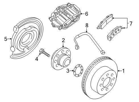 GM 85605676 Caliper, Wheel Brake Cylinder/Caliper 85605676 GM Caliper, Wheel Brake Cylinder/Caliper
