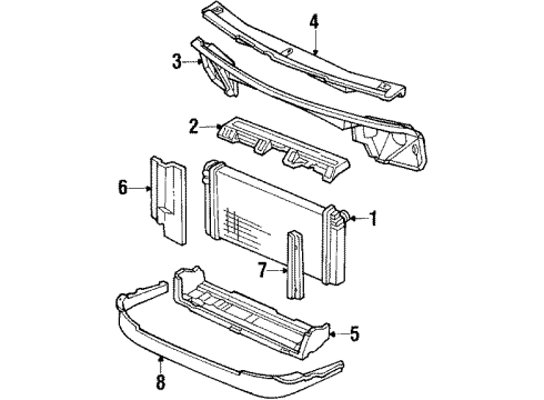 GM 52477479 Radiator 52477479 GM Radiator