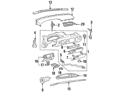 25618142 GM Instrument Panel