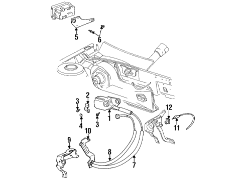 22647788 GM Mount Plate