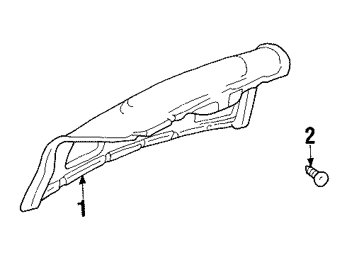 25726939 GM Trunk Trim Panel, Rear