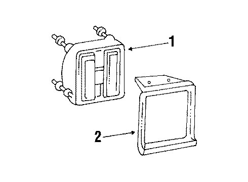 GM 5973025 Housing, Driver Side 5973025 GM Housing, Driver Side