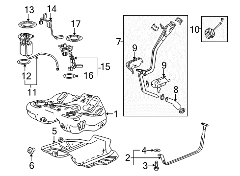 GM 13288784 Pedal Travel Sensor 13288784 GM Pedal Travel Sensor