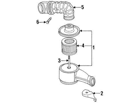 25147228 GM Intake Duct
