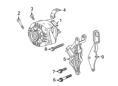 GM 15824636 Alternator 15824636 GM Alternator