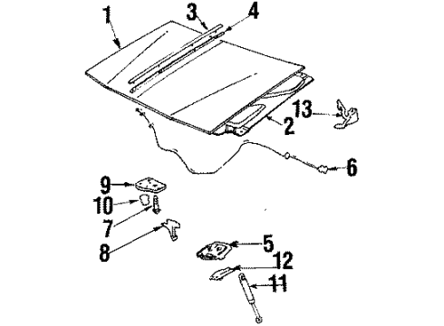 10089789 GM Molding Insulator