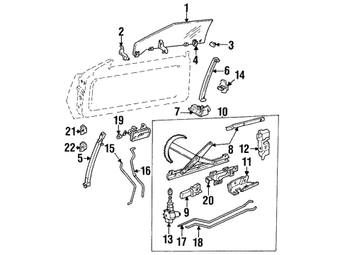 25644248 GM Run Channel, Passenger Side