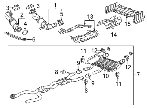 23421336 GM Exhaust Pipe