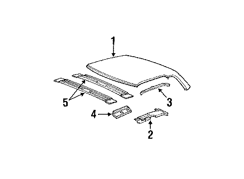 10073222 GM Side Rail, Outer Passenger Side
