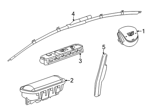 85043296 GM Module Kit-Airbag Front Passenger Presence (Windshield