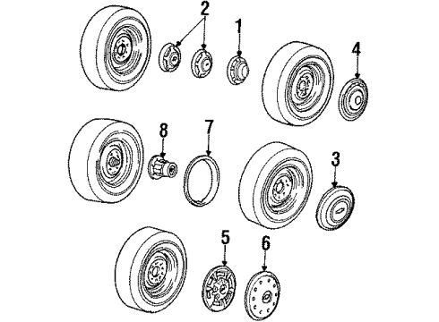 15622499 GM Wheel Cover