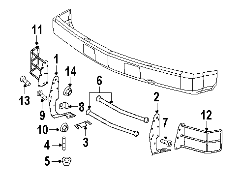 GM 12477566 Guard, Passenger Side 12477566 GM Guard, Passenger Side