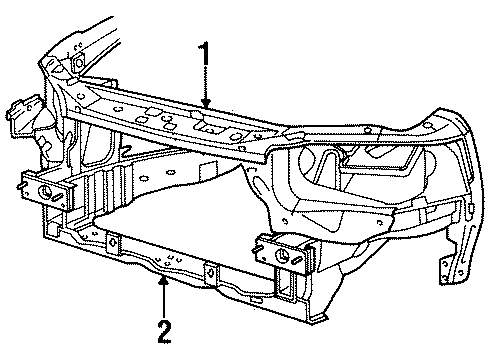 90563507 GM Lower Tie Bar